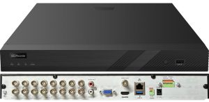 24 Channel DVR :16x BNC + 8x IP, 8MP 4K H.265, 2x SATA, USB, 4K HDMI + VGA + BNC, RCA Audio, RS485, Alarm, 5MP, 4MP, 3MP, 2MP 960H : Business Grade